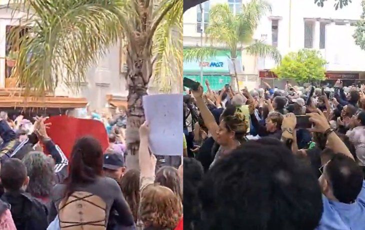 ¡Hijo de put...! ¡Hijo de put...!, la otra cara de la caravana de Milei en Santiago del Estero