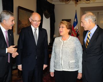 Michelle Bachelet llegará a la Argentina el 15 de abril en su primera visita de Estado