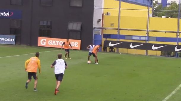 El lujo de un defensor de Boca que maravilló a todos en la práctica