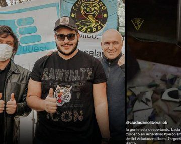 Militante de Espert y Milei se filmó destrozando un pañuelo de Madres de Plaza de Mayo