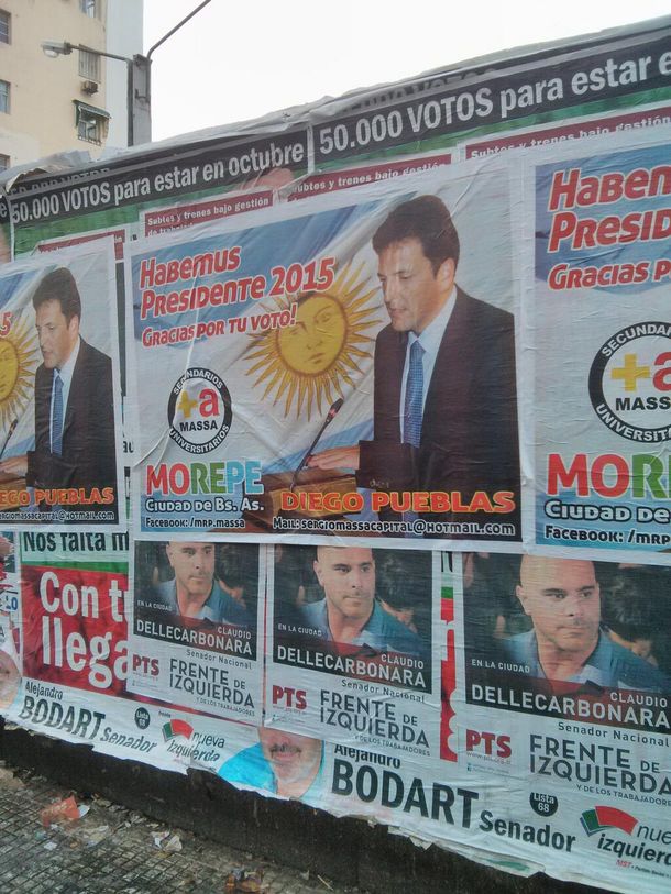 Habemus presidente: el afiche de la agrupación que piensa en Massa 2015