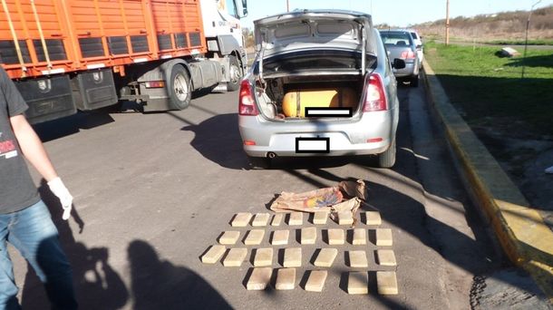 Detuvieron al hijo de un diputado del PRO con 22 panes de marihuana. Foto gentileza: Noticias de Villaguay