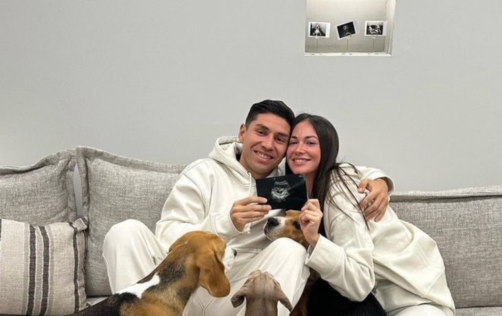 Gonzalo Montiel va a ser papá por primera vez: el posteo que lo confirma