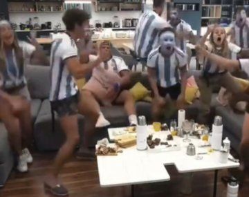 Así se gritó el gol de la Selección Argentina en Gran Hermano