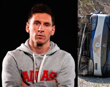 El mensaje de Lionel Messi tras el accidente del plantel de Huracán