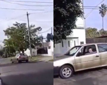 ¡Mirá lo que hizo!: así fue el escrache al Toretto de Llavallol por chocar contra una casa