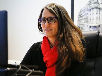 Elizabeth G&oacute;mez Alcorta, ministra de&nbsp;de Mujeres, G&eacute;neros y Diversidad. Foto: @ELIGAlcorta