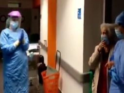 Conmovedor: una anciana de 95 años venció al coronavirus y así la despidieron en el hospital
