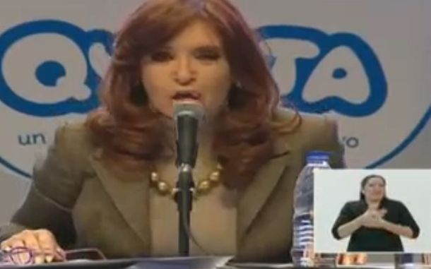 VIDEO: el momento en el que Cristina se emocionó al recordar los inicios de Tecnopólis