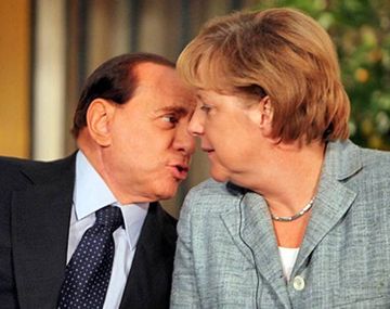 Silvio Berlusconi Angela Merkel