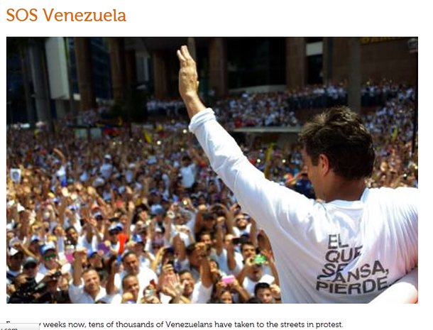 Kevin Spacey respaldó a manifestantes venezolanos y les pidió que no se rindan