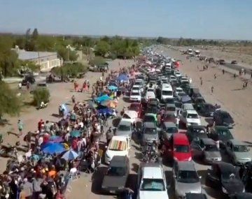 Cuatro kilómetros de cola para comprar una entrada para ver Argentina ante Brasil