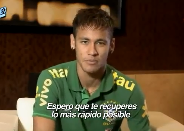 El deseo de Neymar a Messi para que se recupere de una lesión