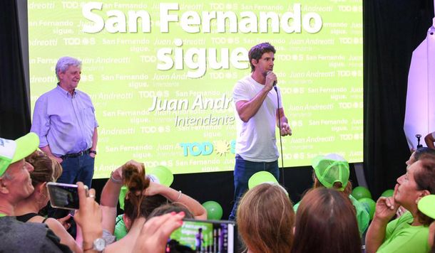 Juan Andreotti fue elegido intendente de San Fernando con más del 65% de los votos