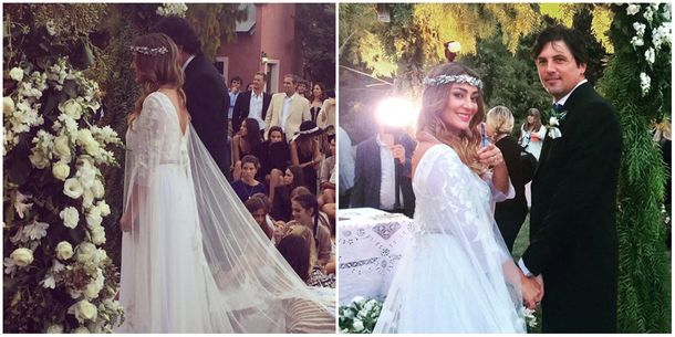 Sol Estevanez se casó con una súper boda en un campo