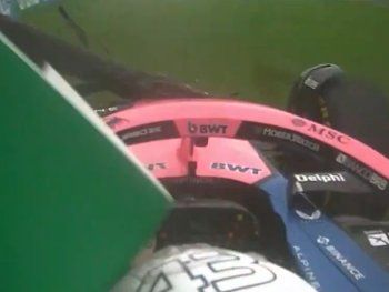 Así fue el choque de Franco Colapinto en la Sprint del Gran Premio de Brasil