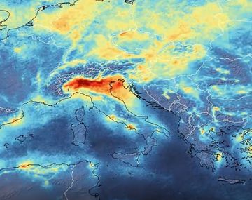 VIDEO: Así bajó la contaminación en Italia desde que hay zonas en cuarentena