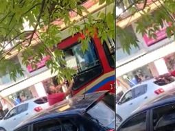 La desubicada frase de un conductor tras discutir con un colectivero