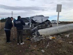 Santa Cruz: un chico de 16 años chocó contra un poste de alta tensión y provocó un apagón en Río Gallegos