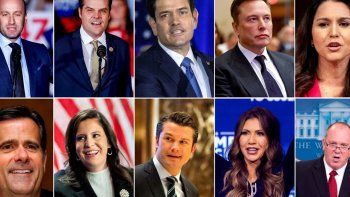 Gabinete de Trump. Foto: EFE. Gabinete de Trump. Foto: EFE.