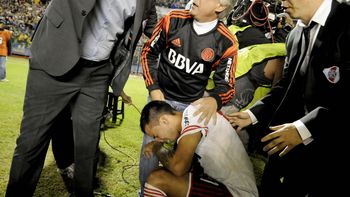 el gas pimienta habria sido lanzado desde el campo de juego, segun las pericias el gas pimienta habria sido lanzado desde el campo de juego, segun las pericias