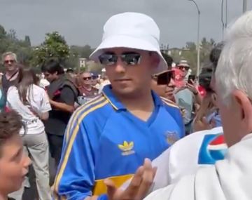Tensión en Los Ángeles por un mexicano con la camiseta de Boca entre los hinchas de River