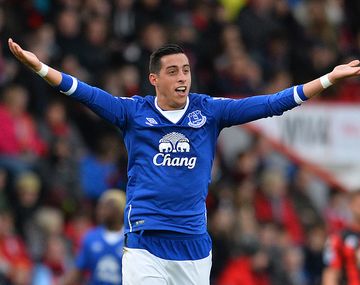 El debut: Ramiro Funes Mori marcó su primer gol en la Premier League