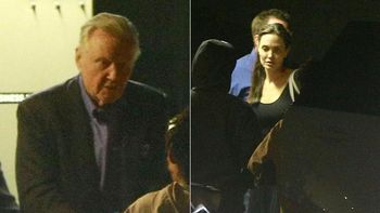Angelina Jolie y su padre cenaron juntos con los hijos de la actriz. Angelina Jolie y su padre cenaron juntos con los hijos de la actriz.