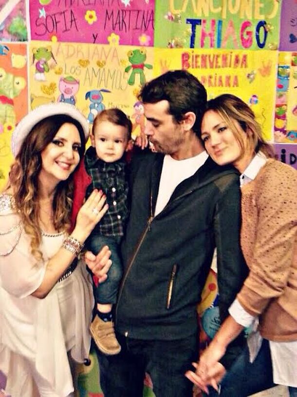 Paula Chaves, Peter Alfonso y Jimena Barón disfrutaron de una tarde de teatro con sus hijos