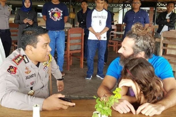 Así encontraron a Alum en Indonesia