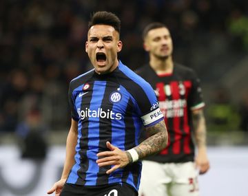 El gol de Lautaro Martínez para el triunfo del Inter ante Milan en el clásico