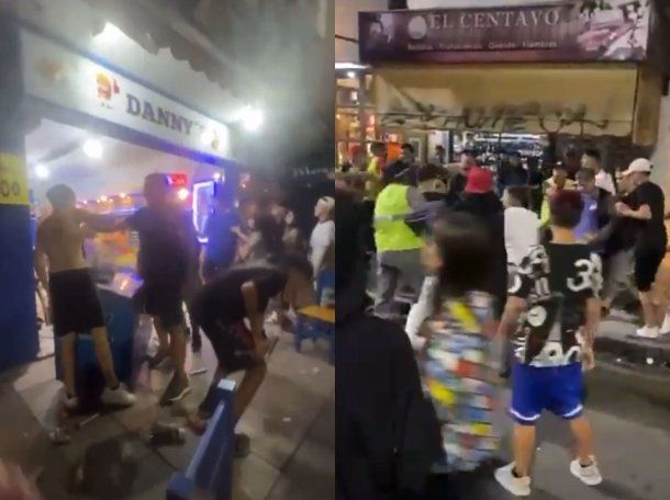 Violento corso en Haedo: robos, peleas y destrozos en pleno Carnaval