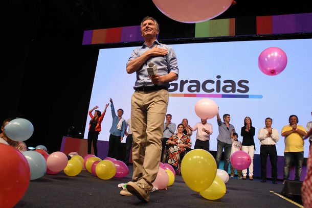 Los festejos de Macri presidente