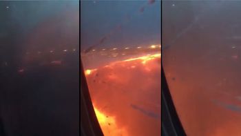susto en el aire: principio de incendio en una avion tras un aterrizaje de emergencia susto en el aire: principio de incendio en una avion tras un aterrizaje de emergencia