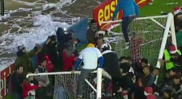 Se rompió un travesaño de Chacarita