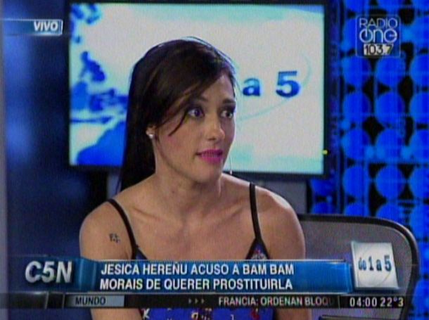 Jésica Hereñú reiteró las acusaciones contra Bam Bam Morais