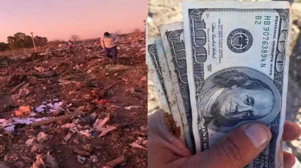 Santa Fe: empleados municipales encontraron más de U$S50.000 en un basural