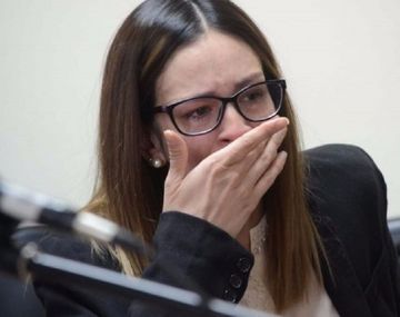 Julieta Silva llora al recibir sentencia