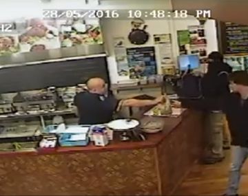 Quiso robar un local