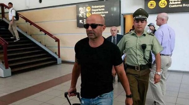 Sampaoli llegó a Buenos Aires - Crédito: @TodoArgentina2&nbsp;