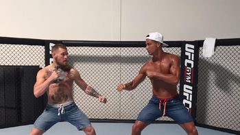 cr7, mas oscuro que de costumbre, se le planto al campeon de ufc cr7, mas oscuro que de costumbre, se le planto al campeon de ufc