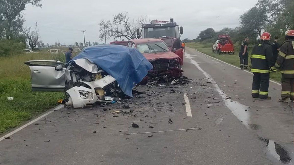 Accidente en Córdoba choque en Ruta 13 deja cuatro muertos a la altura