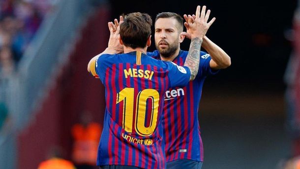 El emotivo mensaje de Messi a Jordi Alba tras anunciar que se va del Barcelona