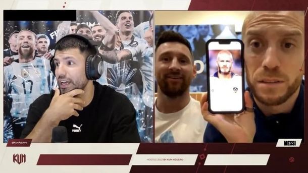 La divertida comparación del Papu Gómez con Beckham en el Twitch de Kun Agüero