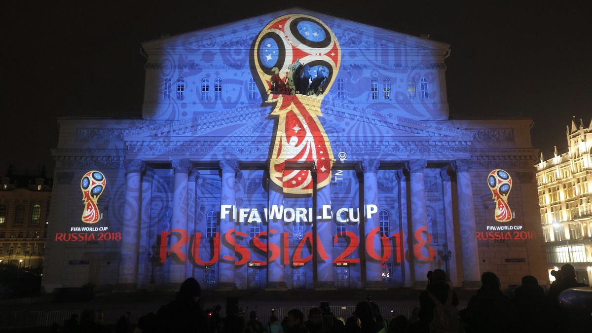 Desde el espacio, presentaron el logo del Mundial Rusia 2018