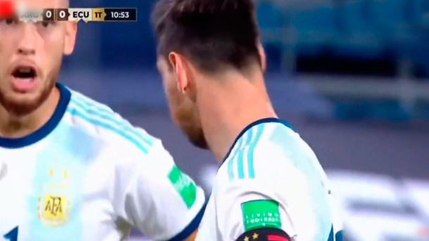 VIDEO: El insólito diálogo entre Ocampos y Messi antes del gol de Argentina