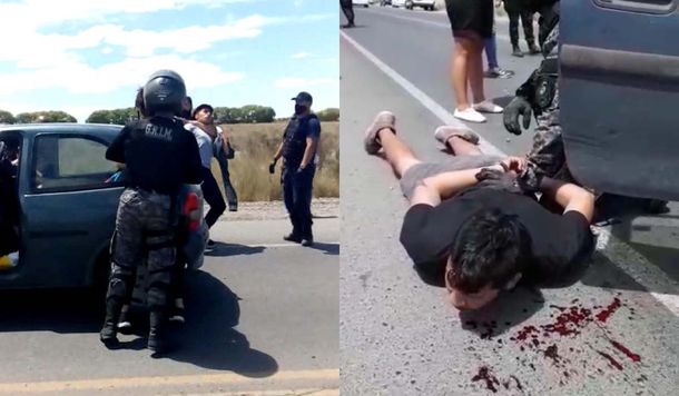 Violentos videos de detenciones a asambleístas ambientales en Chubut: ¡Lo estás ahogando!