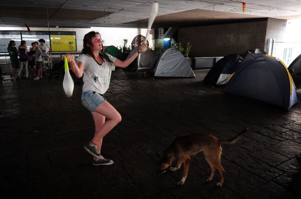 Ya lleva 13 días la toma del Centro Cultural General San Martín