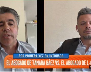 El abogado de L-Gante se enfrentó al de Tamara Báez