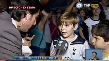 cristina quiere conocer a casey wander, el nino fanatico del kirchnerismo cristina quiere conocer a casey wander, el nino fanatico del kirchnerismo